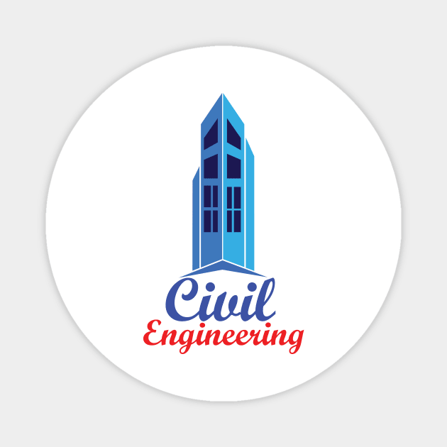 Civil engineering hand written civil engineer Magnet by PrisDesign99